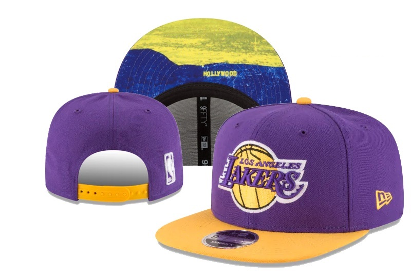 NBA Los Angeles Lakers Stitched Snapback Hats 019